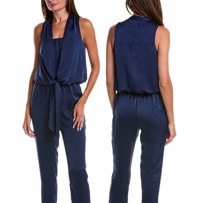 New Ramy Brook Dorothy Navy Blue Jumpsuit